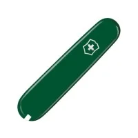 Накладка на ніж Victorinox 91мм huntergreen передня з лого (Va+)
