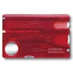 Ніж Victorinox Swisscard Nailcare 82х54х4мм,12функ,черв.прозор
