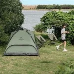 Намет тримісний автоматичний Naturehike NH21ZP008, темно-зелений