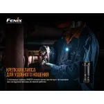 Ліхтар налобний Fenix HM61R + Складний ніж Ruike S22 Чорний