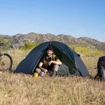 Намет надлегкий одномісний з футпринтом Naturehike Cycling 1 NH18A095-D, 210T, темний синій